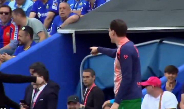 Oto co Wojciech Szczęsny chciał zrobić po drugim golu w meczu z Getafe xD [VIDEO]